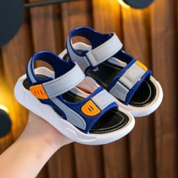 Summer Baby Sandals Solid Color Baby Boy Sandals Soft Sole Anti-slip Boys Girls Sandals Toddler Baby Shoes Beach 2-12 Years