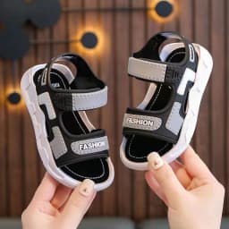 Summer Baby Sandals Solid Color Baby Boy Sandals Soft Sole Anti-slip Boys Girls Sandals Toddler Baby Shoes Beach 2-12 Years