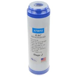 10-Inch Water Purifier Filter UDF Granular Activated Carbon Filter+PP Cotton Filter+CTO Compressed Carbon Water Purification