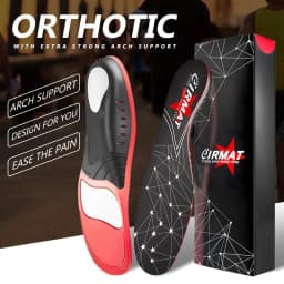 220+ Lbs Heavy Duty High Arch Support Insoles for Men Women Shock Absorbing Shoe Inserts for Flat Feet Standing All Day Insole