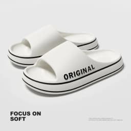 Woman Slippers Summer For Women Man Solid Women Letter Mens Shoe Thick Sole Indoor Bathroom Anti Slippers Slip Indoor House