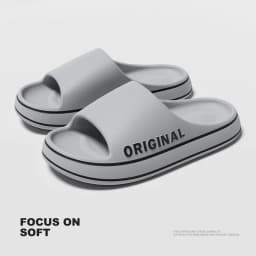 Woman Slippers Summer For Women Man Solid Women Letter Mens Shoe Thick Sole Indoor Bathroom Anti Slippers Slip Indoor House