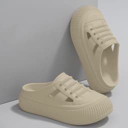 Smile Women's Sandals Comfortable Soft Cave Shoes Summer New Thick-soled EVA Sandals Breathable Non-slip Sandals Elevated Shoes