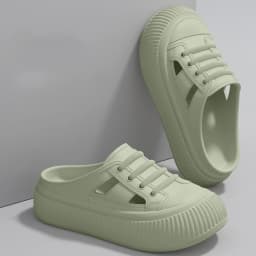 Smile Women's Sandals Comfortable Soft Cave Shoes Summer New Thick-soled EVA Sandals Breathable Non-slip Sandals Elevated Shoes