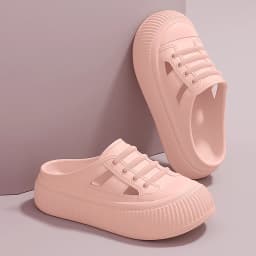 Smile Women's Sandals Comfortable Soft Cave Shoes Summer New Thick-soled EVA Sandals Breathable Non-slip Sandals Elevated Shoes