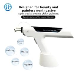 New 3 in 1 Beauty Skin Care Tool MTS Mesogun for Skin Care Product Absorption Skin Rejuvenation Mesotherapy Facial Lifting