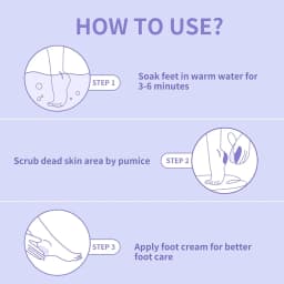 100Pcs Purple Foot Pumice Stone For Feet Foot Scrubber Sponge Callus Remover Dead Skin Pedicure Nail Supplies Art Salon Home Use