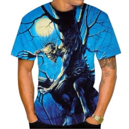 Living Dead Band 3D Print Sport Quick Dry Breathable Men T-shirt Hip Hop Rock Heavy Metal Street Fans Parent-child Short Sleeve