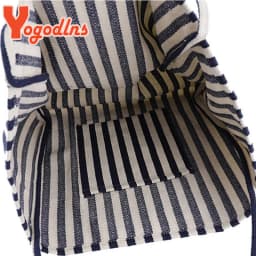 Large Capacity Canvas Bag for Women Fashion Striped Shoulder Bag New Top-handle Bag Travel Bag Shopping Tote Bolsa