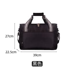Large Insulated Thermal Bag Black Waterproof Leak-proof Thickened Handheld/Shoulder Carry Outdoor Picnic Lunch Bag