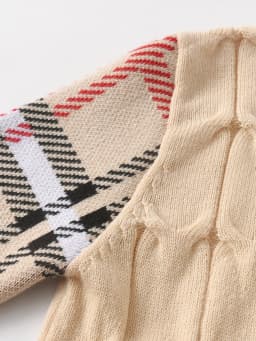 Boys' College Style Sweater Fake Two Fried Dough Twists Knitted Pullovers Suitable for School Daily Spring Autumn Winter