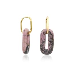 HUIDANG Earrings Trend 2026 Big Hollow Green Stone Square Earrings Woman Autumn Stainless Steel Boucles d'oreilles