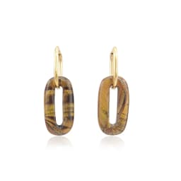 HUIDANG Earrings Trend 2026 Big Hollow Green Stone Square Earrings Woman Autumn Stainless Steel Boucles d'oreilles