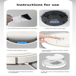 3 In 1 Sweeping and Vacuuming Wireless Vacuum Cleaner Smart Wireless Robot for Home Floor Washing Carpet Pet Hair 2025
