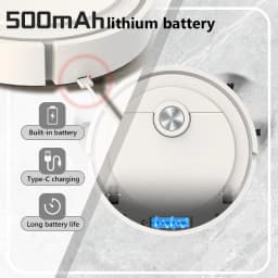 3 In 1 Sweeping and Vacuuming Wireless Vacuum Cleaner Smart Wireless Robot for Home Floor Washing Carpet Pet Hair 2025