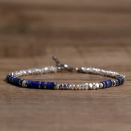 1 Pc Minimalist OT Clasp Stainless Steel Bracelet for Women Natural Stone Handmade Production Picasso Hematite Women Jewelry