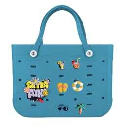 EVA Large Tote Bag Beach Storage 2 in 1 Waterproof Lightweight Travel Handbag for Women