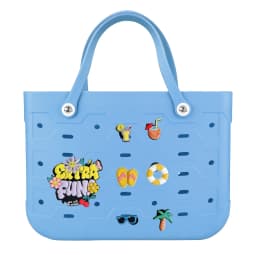 EVA Large Tote Bag Beach Storage 2 in 1 Waterproof Lightweight Travel Handbag for Women