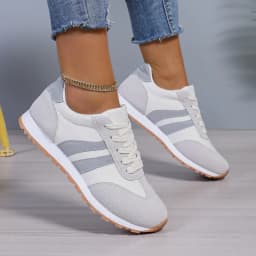 New Casual Shoes Fashion All-match Running Shoes Breathable Cloth Surface Lightweight Sports Women's Shoes Zapatos De Mujer