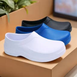 Surgical Shoes, Non-Slip Clogs, Operating Room Slippers, Perforated Shoes, Unisex Laboratory Protective Non-Slip Slippers, Nurse Shoes