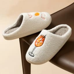 Aperol Spritz Slippers Spritz O'Clock Cozy Comfy Fluffy Slippers For Women Bachelorette Party Bridal Shower Girl Daughter Gift