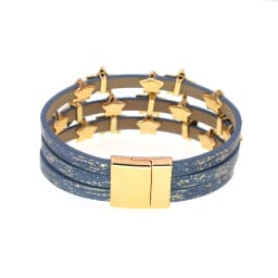 WELLMORE Stars charm bracelets bohemia leather bracelets for women fashion jewelry wholesale