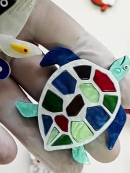 Cute Acrylic Cartoon Sea Turtle Splice Brooches for Women Unisex Elegant Colorful Marine Animal Badge Brooch Clothing Accessoriy