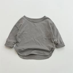 1pcs Spring Autumn Children's Pure Cotton Long Sleeve T-shirts Solid Color Boys Girls Tops Kids Baby Leisure Tee Student Clothes