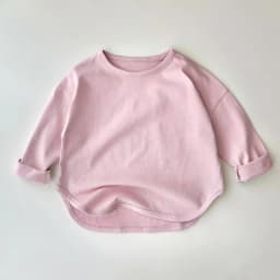 1pcs Spring Autumn Children's Pure Cotton Long Sleeve T-shirts Solid Color Boys Girls Tops Kids Baby Leisure Tee Student Clothes