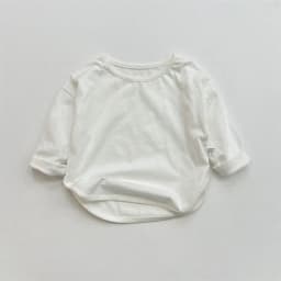 1pcs Spring Autumn Children's Pure Cotton Long Sleeve T-shirts Solid Color Boys Girls Tops Kids Baby Leisure Tee Student Clothes