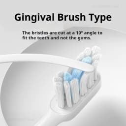 Mijia Electric Toothbrush Brush Head For Mijia Sonic Vibration Electric Toothbrush Pro Soft Cushioning Rubber Brush Heads