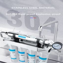 Household Kitchen Ultrafiltration Water Purifier With Tap Stainless Steel Direct Drink Tap Water Purifier Water Filter System