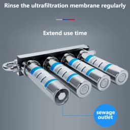 Household Kitchen Ultrafiltration Water Purifier With Tap Stainless Steel Direct Drink Tap Water Purifier Water Filter System
