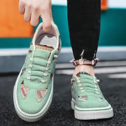 Mens Casual Sports Shoes New Outdoor High Quality Thick Sole Fashion Canvas Shoe Comfortable Breathable Luxury Men's Board Shoes