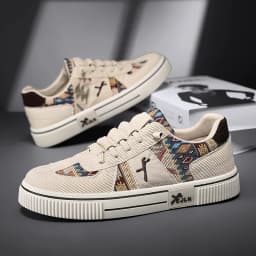 Mens Casual Sports Shoes New Outdoor High Quality Thick Sole Fashion Canvas Shoe Comfortable Breathable Luxury Men's Board Shoes