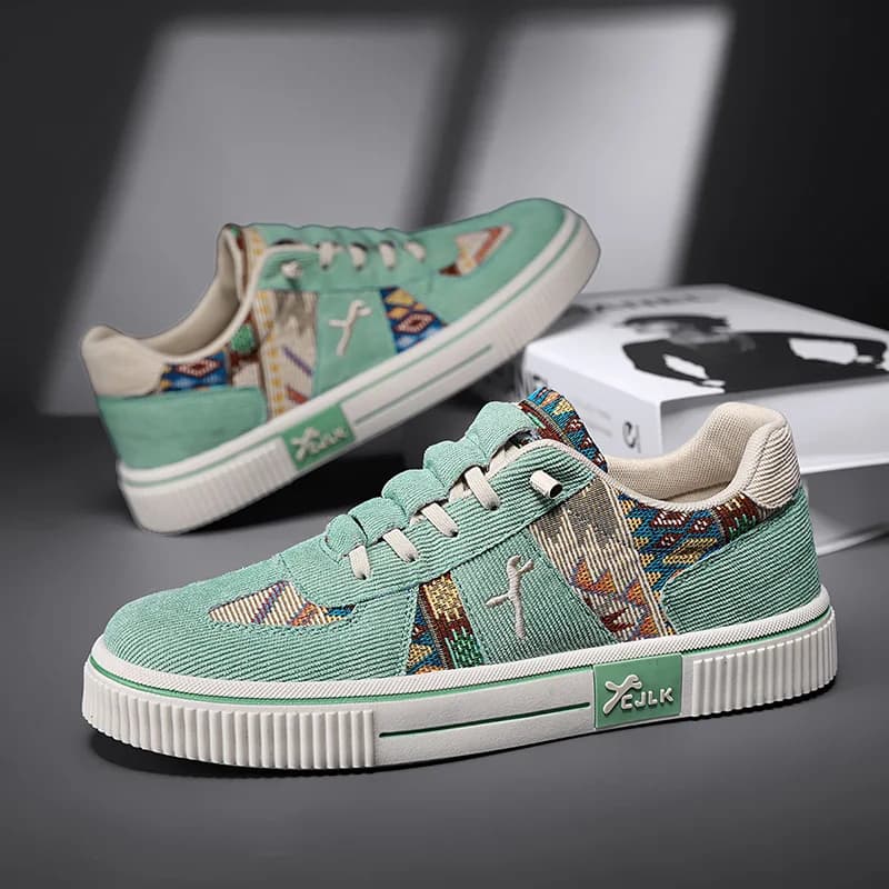 Mens Casual Sports Shoes New Outdoor High Quality Thick Sole Fashion Canvas Shoe Comfortable Breathable Luxury Men's Board Shoes