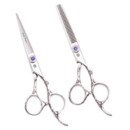 Professional Hair Scissors JP Stainless Hair Cutting Scissors 5.5" 6" Barber Shop Thinning Shears Rainbow Haircut Shears Z9002