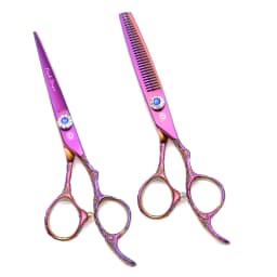 Professional Hair Scissors JP Stainless Hair Cutting Scissors 5.5" 6" Barber Shop Thinning Shears Rainbow Haircut Shears Z9002