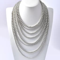 Vintage Imitation Pearl Choker Necklace Art Deco Flapper Accessories for Women White Multi-layer Imitation Pearl Necklaces