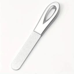 Stainless Steel Diamond Grit Nail File, Durable and Hypoallergenic, for Finger and Toe Nails, Perfect for Hard and Thick Nails