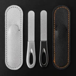 Stainless Steel Diamond Grit Nail File, Durable and Hypoallergenic, for Finger and Toe Nails, Perfect for Hard and Thick Nails