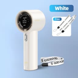 GOOJODOQ Nailoong GFS001 4000 mAh Turbo Jet Mini High Speed Rechargeable Fan Handheld Portable Strong Wind 100 Gear