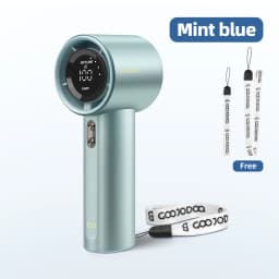 GOOJODOQ Nailoong GFS001 4000 mAh Turbo Jet Mini High Speed Rechargeable Fan Handheld Portable Strong Wind 100 Gear
