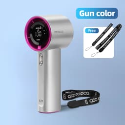 GOOJODOQ Nailoong GFS001 4000 mAh Turbo Jet Mini High Speed Rechargeable Fan Handheld Portable Strong Wind 100 Gear