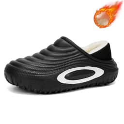 Men's and Women's New Waterproof Indoor and Outdoor Thickened Autumn and Winter Cotton Slippers, Non-Slip, Wear-Resistant, Warm