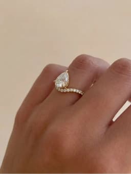 925 Sterling Silver Gorgeous V Shaped Marquise Zircon Ring For Women Engagement Wedding Luxury High Quality Fine Jewelry