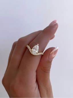 925 Sterling Silver Gorgeous V Shaped Marquise Zircon Ring For Women Engagement Wedding Luxury High Quality Fine Jewelry