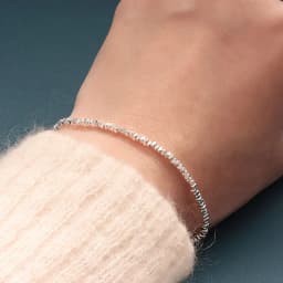 925 Sterling Silver Irregular Chain Ball Hand Bracelets For Women Elegant Vintage Party Jewelry Party Jewellery Argent 925
