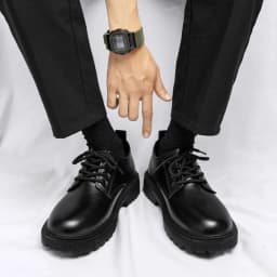 Business Office Formal Wear Casual Lace Up Men's Shoes Spring and Autumn Fashion New Breathable Anti Slip Men's Shoes 2026