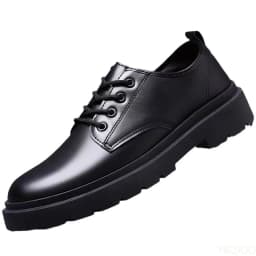 Business Office Formal Wear Casual Lace Up Men's Shoes Spring and Autumn Fashion New Breathable Anti Slip Men's Shoes 2026
